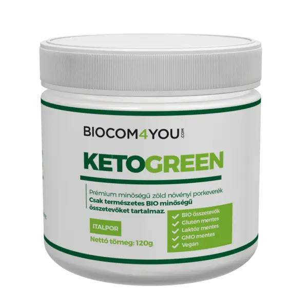 Keto Green rastlinný prášok (výťažok zo zelených potravín)