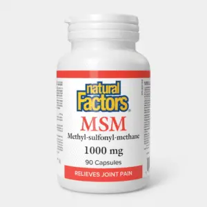 Natural Factors MSM 1000mg (methyl-sulfonyl-methane)