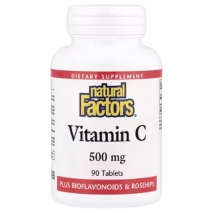 Natural Factors Vitamín C 500mg, 90 tabliet