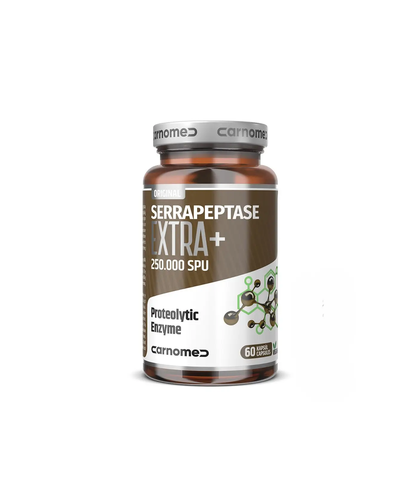 CarnoMed Serrapeptase EXTRA+ 250.000 SPU 60 kapsúl